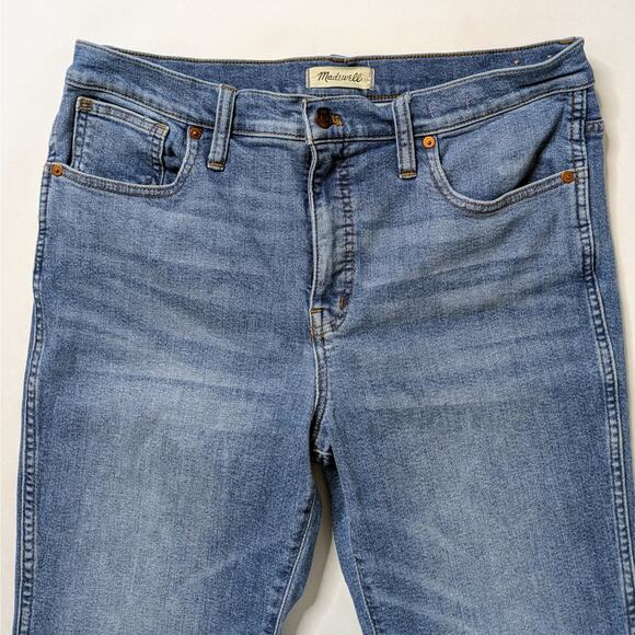 Madewell Stovepipe Straight 31P Petite Blue Crop '90s Minimalist Denim - Picture 5 of 12